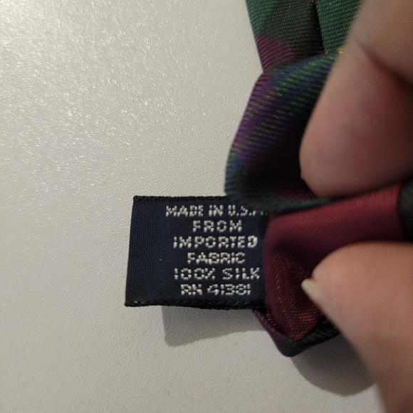 Polo By Ralph Lauren 100% Silk Tie - Picture 6 of 8